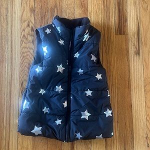 Childers Place Puffer Vest Silver Star detail Size 5 / 6